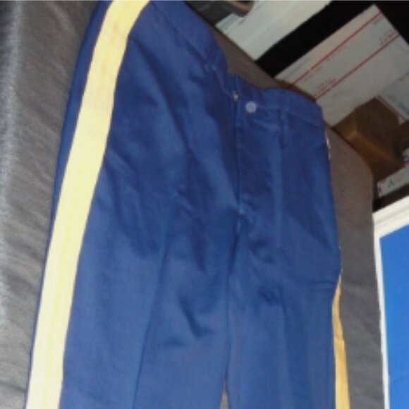 35R NWTS ASU DRESS BLUE GOLD BRAID ARMY NCO OFFICER UNIFORM DRESS PANTS JM 208